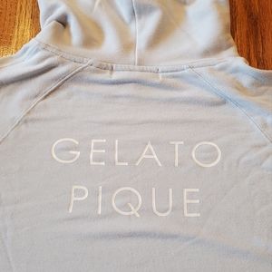 Gelato Pique Lightweight Hoodie sz L